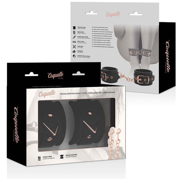 COQUETTE CHIC DESIRE - FANTASY-ANKELMANSCHETTER MED NEOPRENFODER