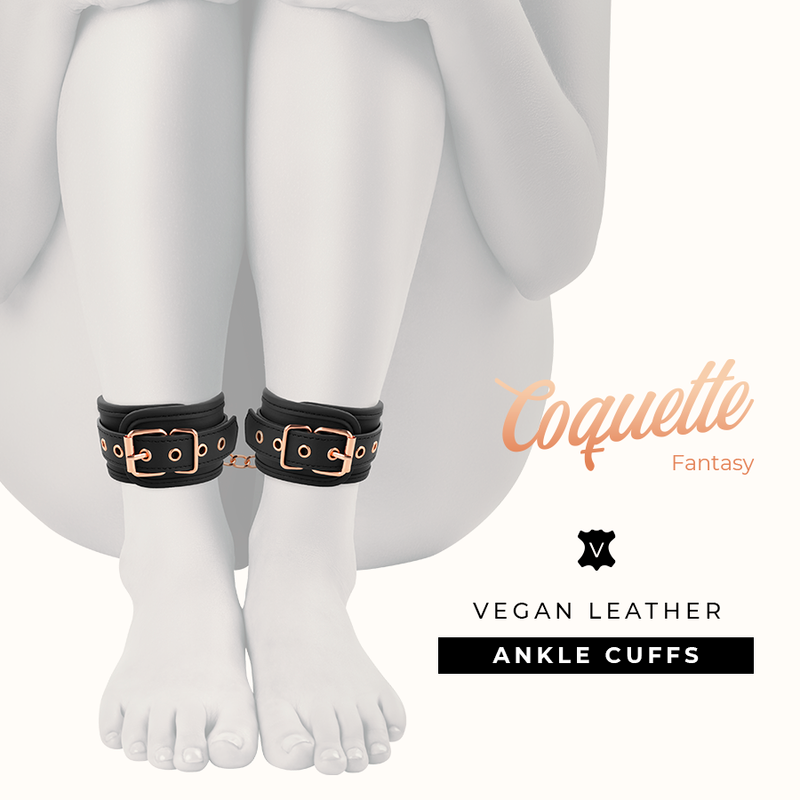 COQUETTE CHIC DESIRE - FANTASY-ANKELMANSCHETTER MED NEOPRENFODER