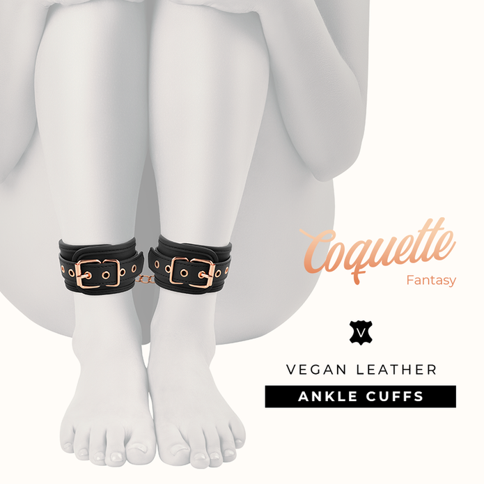 COQUETTE CHIC DESIRE - FANTASY-ANKELMANSCHETTER MED NEOPRENFODER