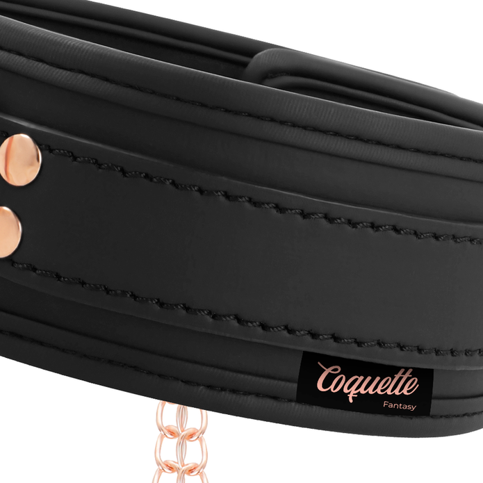 COQUETTE CHIC DESIRE - FANTASY NIPPELKLÄMME HALSBAND MED NEOPRENFODER