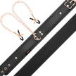 COQUETTE CHIC DESIRE - FANTASY NIPPELKLÄMME HALSBAND MED NEOPRENFODER