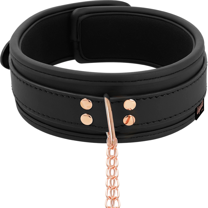COQUETTE CHIC DESIRE - FANTASY NIPPELKLÄMME HALSBAND MED NEOPRENFODER