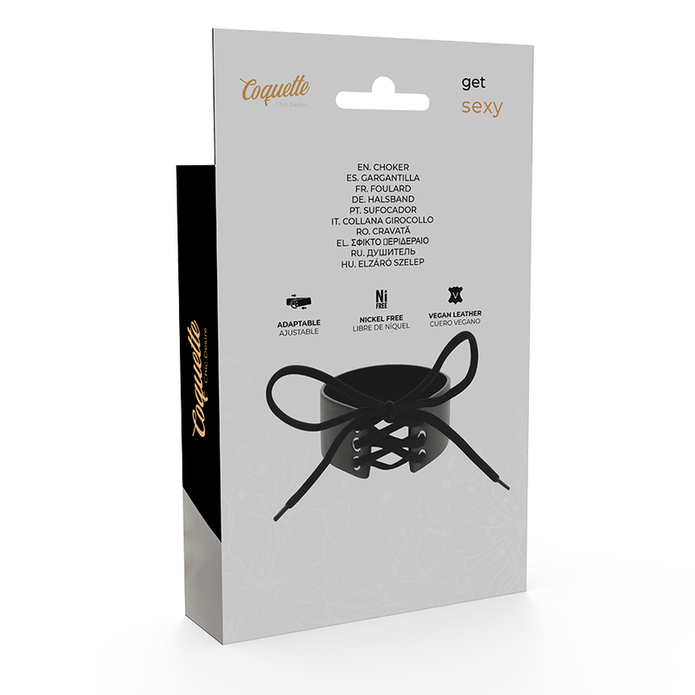 COQUETTE CHIC DESIRE - CHOKER I VEGANLÄDER