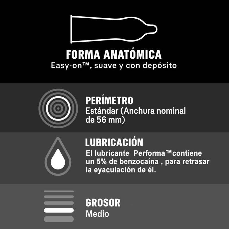 DUREX - PLEASURE PROLONGED FÖDRÖJDA 12 ENHETER