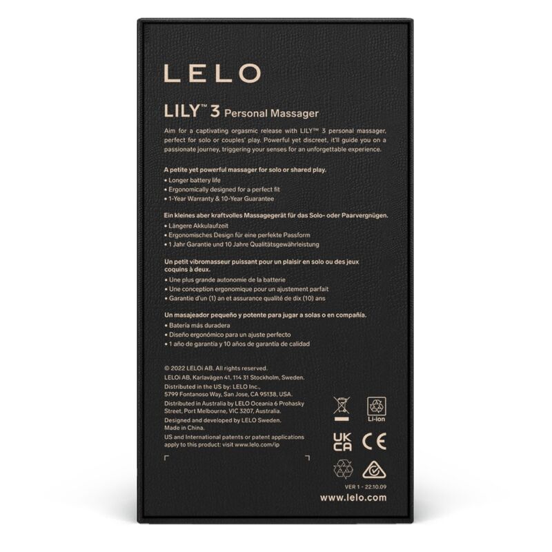 LELO - LILY™ 3- Vibraattori – aqua green