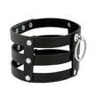COQUETTE CHIC DESIRE - VEGANSK LÄDER CHOKER I FETISCHSTIL