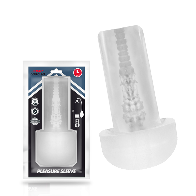 PUMP ADDICTED - Pleasure Sleeve -masturbaattori, koko L