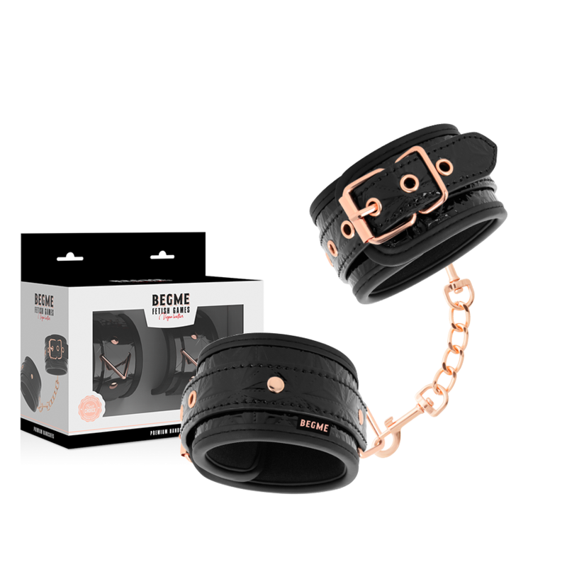 BEGME - Premium Black Edition neopreenivuoratut käsiraudat