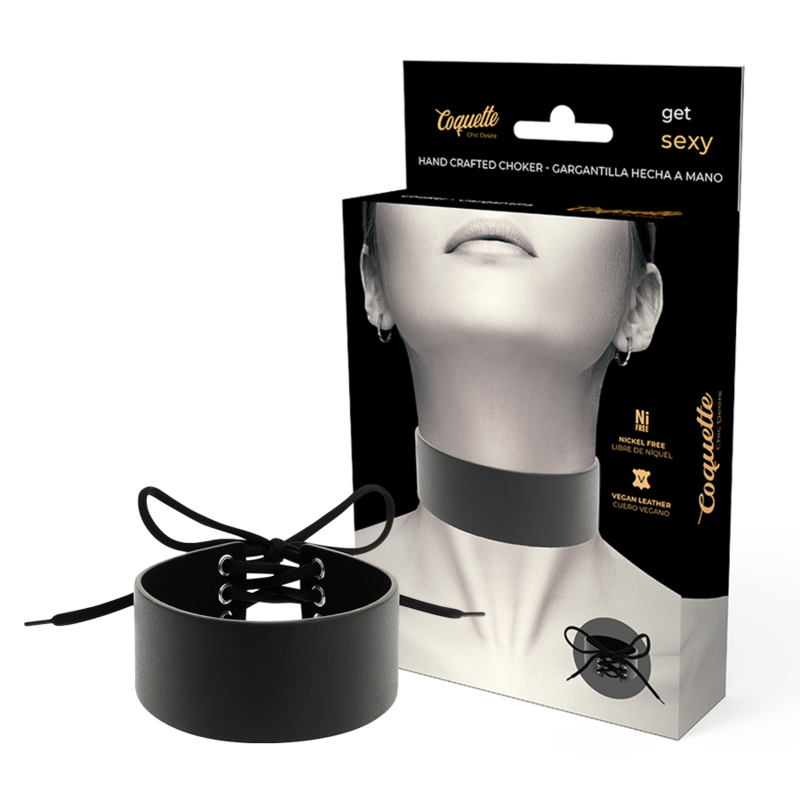 COQUETTE CHIC DESIRE - CHOKER I VEGANLÄDER