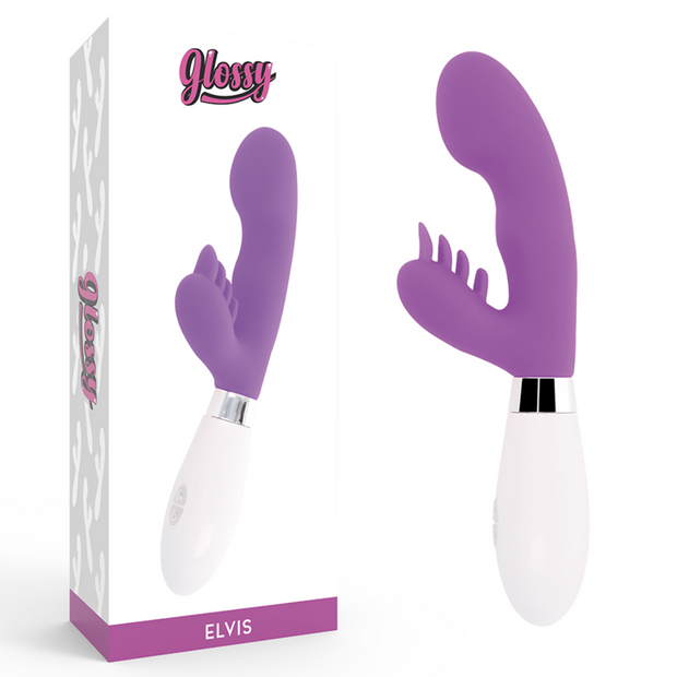 GLANSIG - KANIN ELVIS LILA