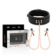 COQUETTE CHIC DESIRE - FANTASY NIPPELKLÄMME HALSBAND MED NEOPRENFODER