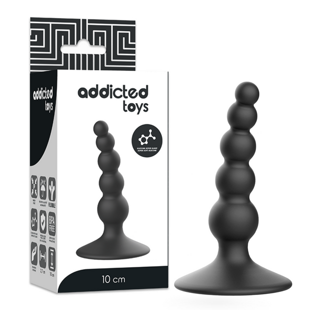 ADDICTED TOYS - Anaalitappi 10 cm musta