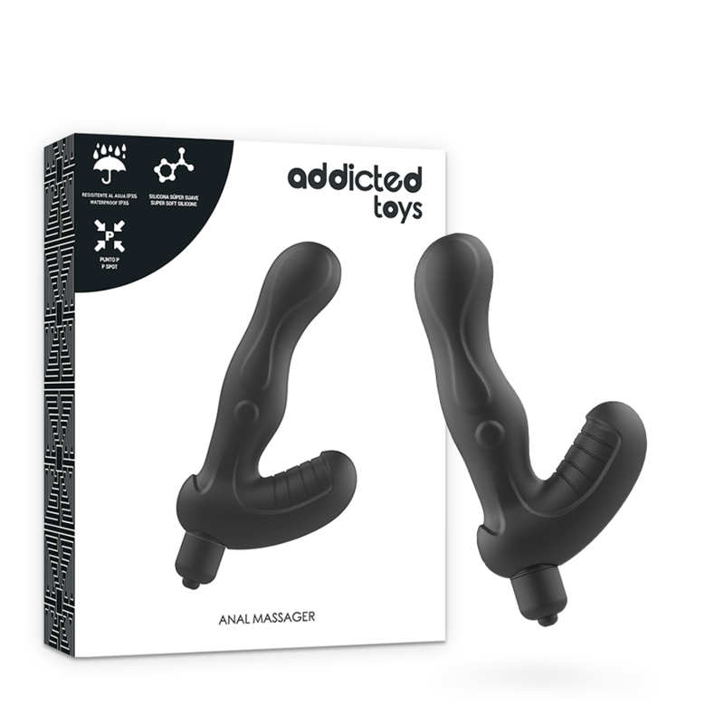 ADDICTED TOYS - Silikoninen P-Spot vibraattori prostatan ja anuksen stimulaatioon