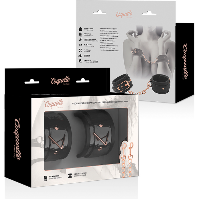 COQUETTE CHIC DESIRE - SVARTA PREMIUMHANDBOJOR MED NEOPRENFODER