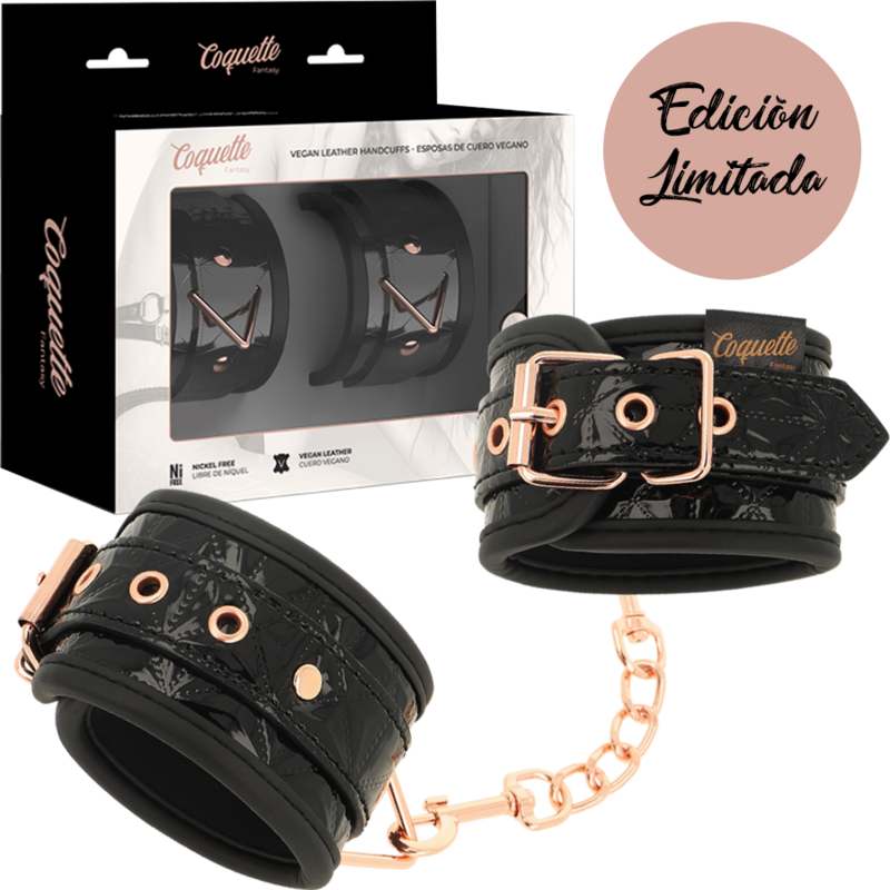 COQUETTE CHIC DESIRE - SVARTA PREMIUMHANDBOJOR MED NEOPRENFODER