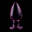 NEBULA SERIES BY IBIZA - MODEL 3 ANAL PLUG BOROSILICATE GLASS PINK 11 CM -O- 5 CM