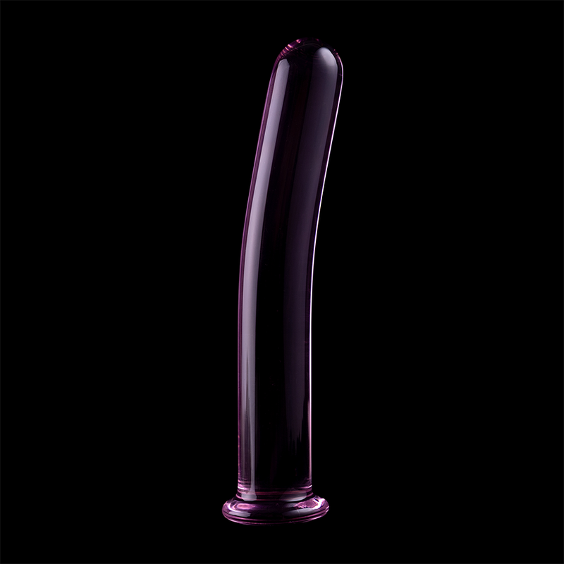 NEBULA SERIES BY IBIZA - MODEL 17 DILDO BOROSILICATE GLASS PINK 18.5 CM -O- 3 CM