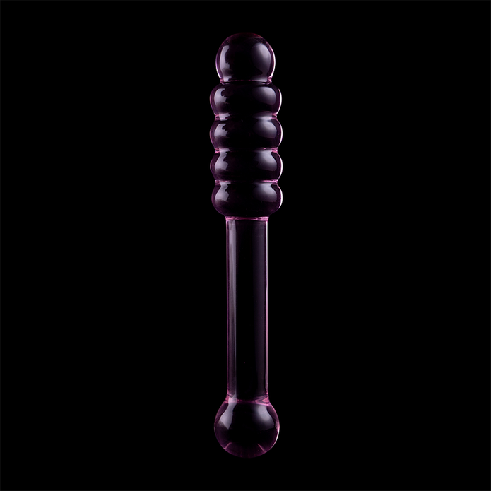 NEBULA SERIES BY IBIZA - MODEL 20 DILDO BOROSILICATE GLASS PINK 20.5 CM -O- 3 CM
