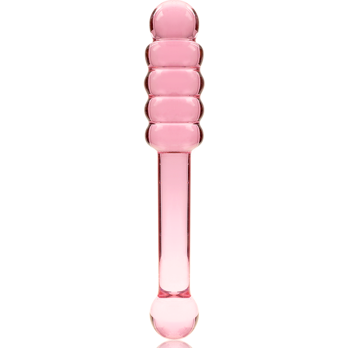 NEBULA SERIES BY IBIZA - MODEL 20 DILDO BOROSILICATE GLASS PINK 20.5 CM -O- 3 CM