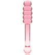 NEBULA SERIES BY IBIZA - MODEL 20 DILDO BOROSILICATE GLASS PINK 20.5 CM -O- 3 CM