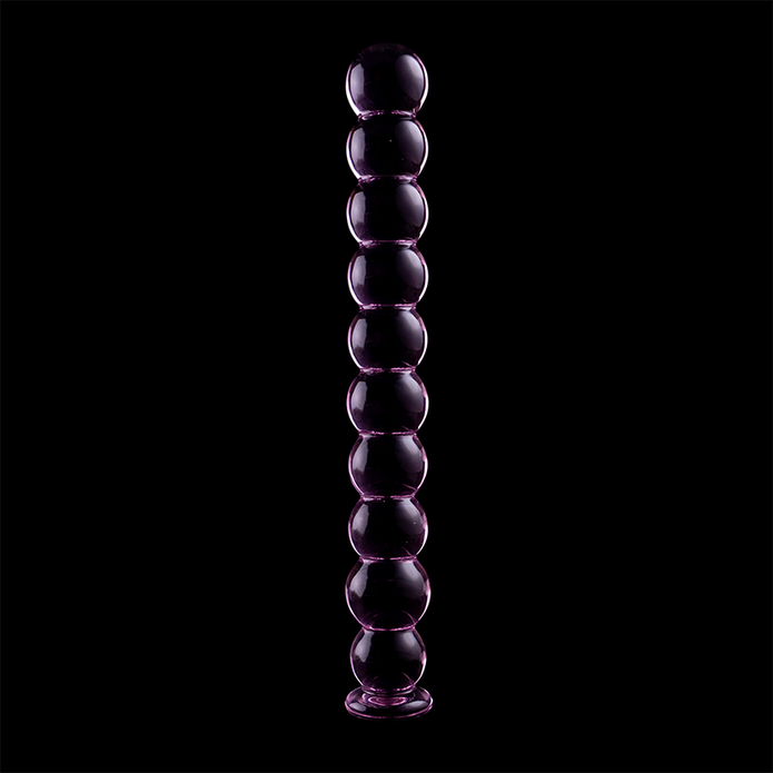 NEBULA SERIES BY IBIZA - MODEL 22 DILDO BOROSILICATE GLASS PINK 21.5 CM -O- 2.5 CM