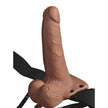 FETISH FANTASY SERIES - JUSTERBAR SELE REALISTISK PENIS MED UPPLADDNINGSBARA TESTIKLAR OCH VIBRATOR 15 CM