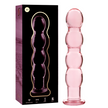 NEBULA SERIES BY IBIZA - MODEL 10 DILDO BOROSILICATE GLASS PINK 16.5 CM -O- 3.5 CM