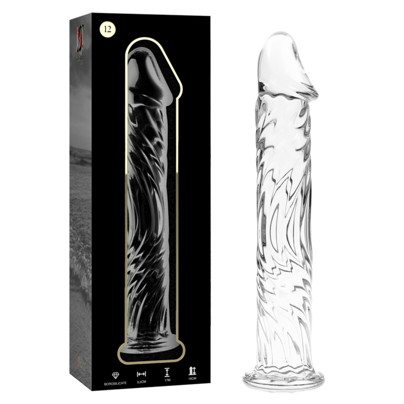 NEBULA SERIES BY IBIZA -Kirkas Dildo, 17 cm