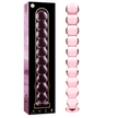 NEBULA SERIES BY IBIZA - MODEL 22 DILDO BOROSILICATE GLASS PINK 21.5 CM -O- 2.5 CM