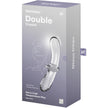 SATISFYER - DUBBEL KRISTALLDILDO TRANSPARENT