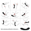 ARMONY - DILDO VIBRATOR G-PUNKT SILIKON SVART