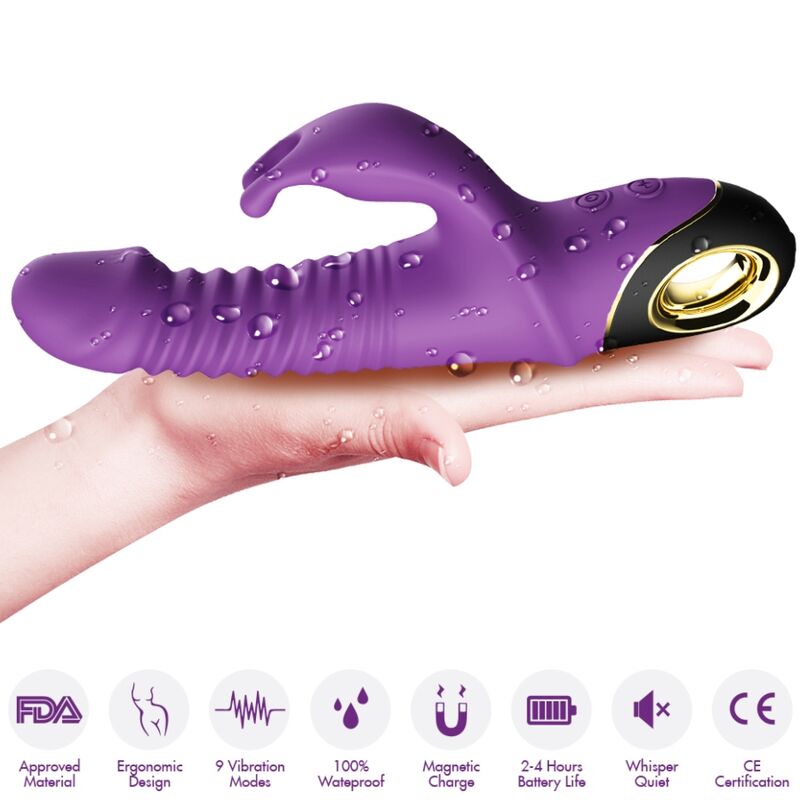 ARMONY - ZING DILDO VIBRATOR KANIN LILA