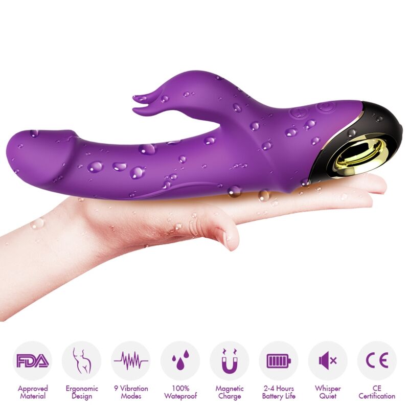 ARMONY - METEOR DILDO VIBRATOR KANIN LILA
