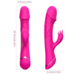 ARMONY - DILDO VIBRATOR KANIN SILIKON FUCHSIA