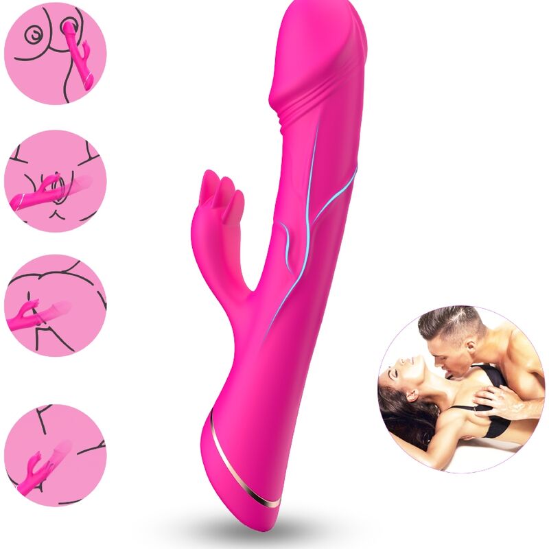 ARMONY - DILDO VIBRATOR KANIN SILIKON FUCHSIA