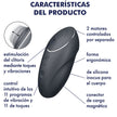 SATISFYER - TAP & CLIMAX 1 PÅLÄGGSVIBRATOR SVART