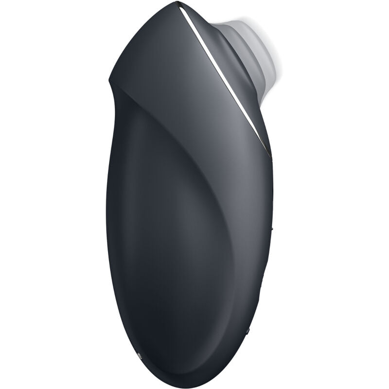 SATISFYER - TAP & CLIMAX 1 PÅLÄGGSVIBRATOR SVART