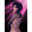 CALEXOTICS - RADIANCE HOODED SHOULDER SHRUG STRASS