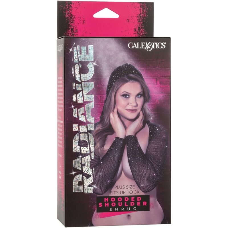 CALEXOTICS - Radiance hupullinen hartiahuivi strassikoristeilla pluskoko