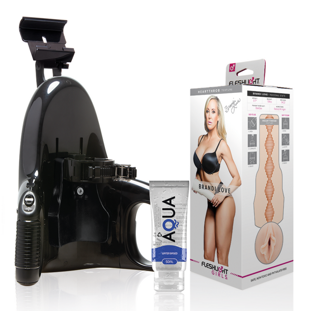 FLESHLIGHT - Brandi Love Vagina + Universal Launch + Aqua-Quality liukuvoide 50 ml