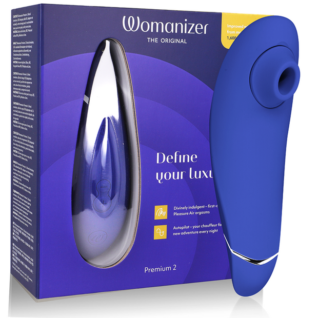 WOMANIZER - Premium 2 -  klitoriskiihotin -BLUEBERRY
