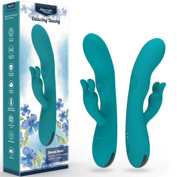 ARMONY - DANCING BUNNY VIBRATOR KANIN 10 HASTIGHETER GRÖN