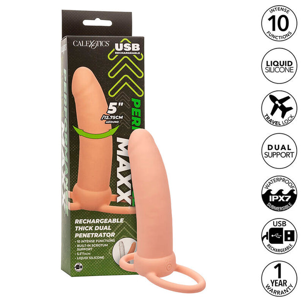 CALEXOTICS - Maxx Thick Dual Penetrator 10 värinällä 