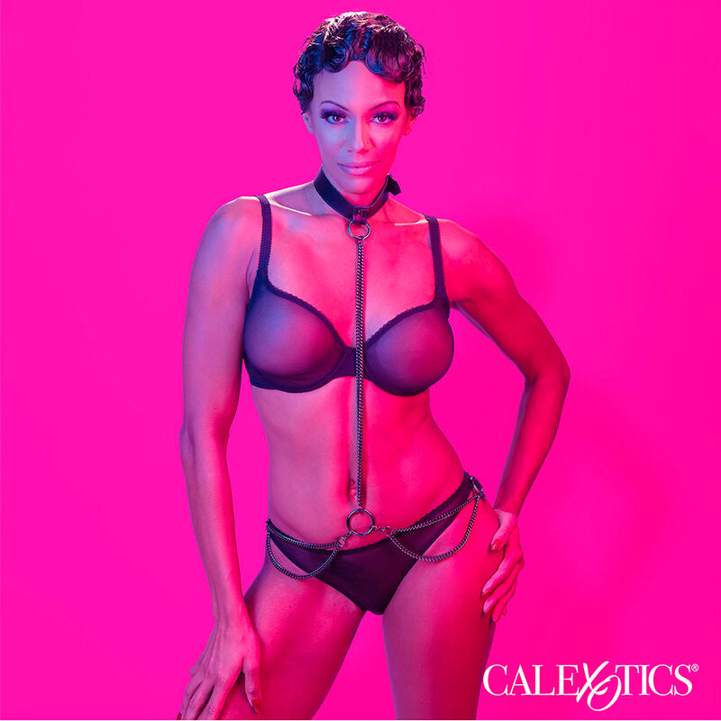 CALEXOTICS - EUPHORIA KEDJEHALSBAND MED KOPPEL