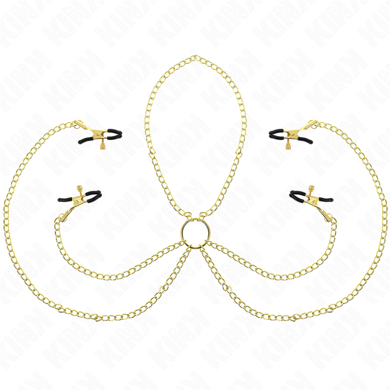 KINK - 4 säädettävää nänni ja klitorsnipistintä 