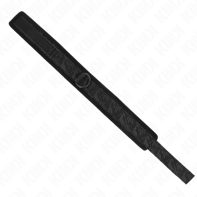 KINK - BASMODELL HALSBAND MED KOPPEL 77 CM MODELL 5 JUSTERBAR 34-54 CM X 5 CM