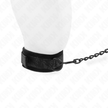 KINK - BASMODELL HALSBAND MED KOPPEL 77 CM MODELL 5 JUSTERBAR 34-54 CM X 5 CM