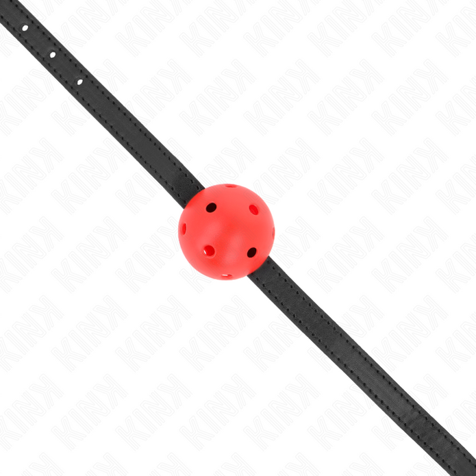 KINK - SIMPLICITY RED BREATHABLE 4.5 CM BALLGAG 62 x 1.5 CM