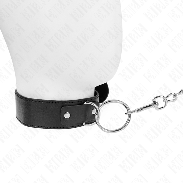 KINK - BASMODELL HALSBAND MED KOPPEL MODELL 4 JUSTERBART 36-43 CM