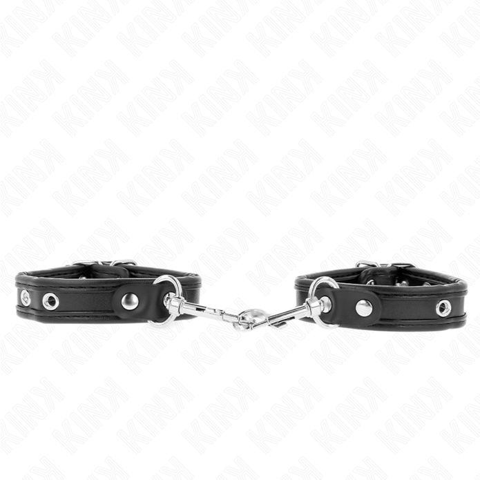KINK - MINISVARTA ARMBAND MED NITAR JUSTERBARA 16–22 CM X 2 CM